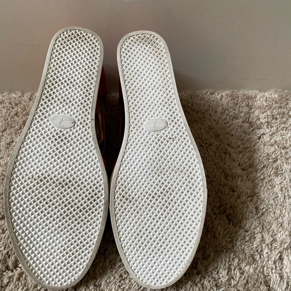 Rust color wedge sneaker Sz7 - Picture 4 of 4